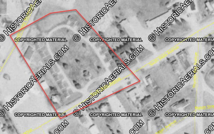 Siesta Motor Court - 1971 Aerial (newer photo)